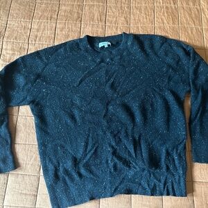 Madewell Donegal 100% Cashmere sweater/sweatshirt Black XL